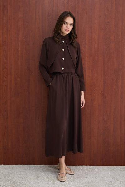 Melike Tatar Σετ με σακάκι και φούστα 32-2790