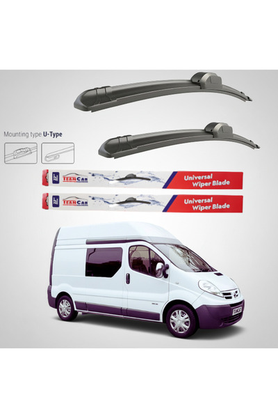 TEAMCAR Nissan Primastar X83 Van L1H2 (2006–2014) Επίπεδες Υαλοκαθαριστήρες |...