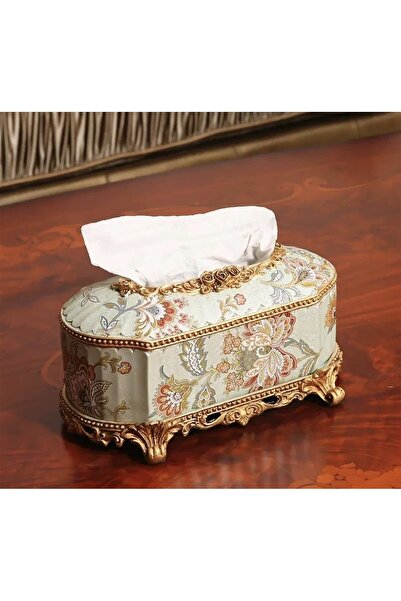 GIA'S WORLD Elegant Napkin Box – Vintage Luxury Design, Handmade