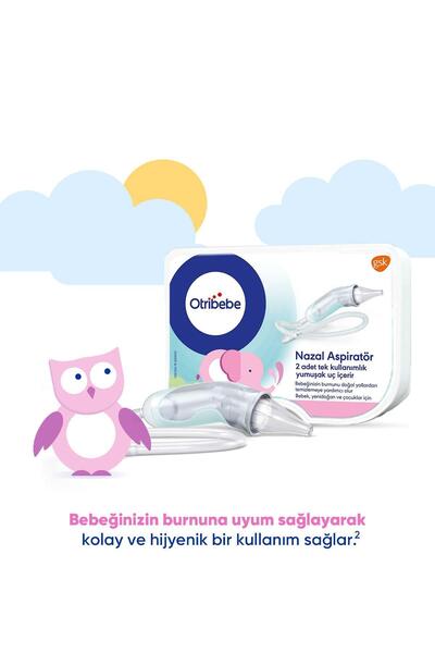 Otribebe Yumuşak Uçlu Nazal Aspiratör 6 Adet