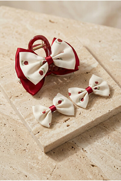 Katia&Bony Σχέδιο τριαντάφυλλου με 3 κουμπώματα σε εκρού