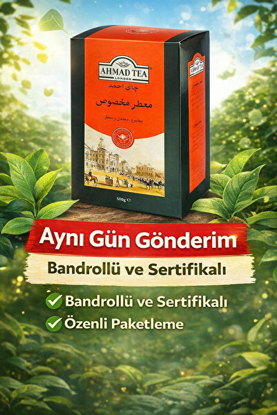 Diyet AVM Ahmadi Tea Lüx Extra Special Siyah Çay 500 gr Bandrollü Sertifikalı...
