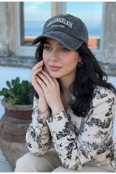 LAGRANZE VELARO Los Angeles Vintage Nakışlı Şapka | Unisex Premium Günlük Cap