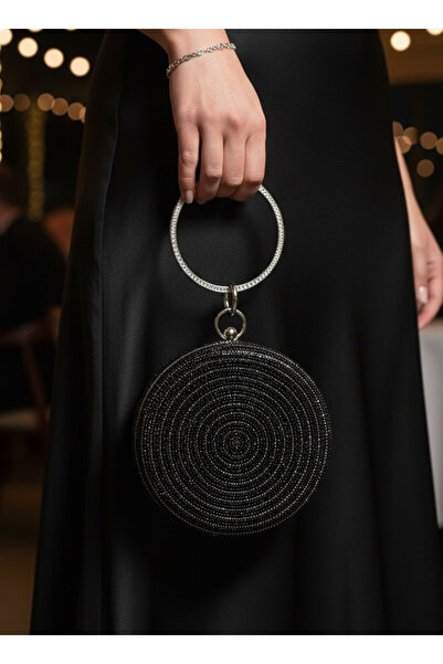 LYRA Bags & Accessories حقيبة نسائية من LYRA، حقيبة سهرة مرصعة بالأحجار، حقيب...