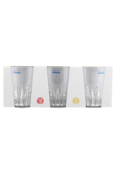 Union Glass Short Tumbler, 3 Pcs
