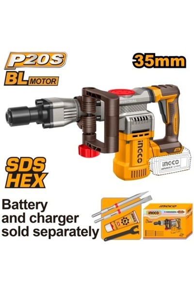 Ingco Demolator 20 V SDS HEX CDBLI 20358