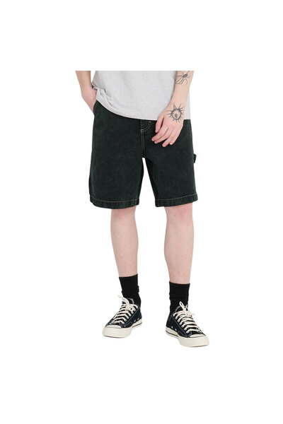 Element Μεγάλο Τζιν Σορτς Κάρπεντερ Μαύρο Πράσινο Τιντ 32