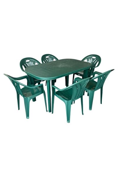Micul Grad Οβάλ σετ τραπεζαρίας με 6 καρέκλες για τον κήπο