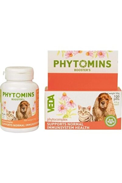 Vedavet Phytomins For Immunsystem Kedi & Köpek Bağışıklık Vitamini 100'lü Tablet