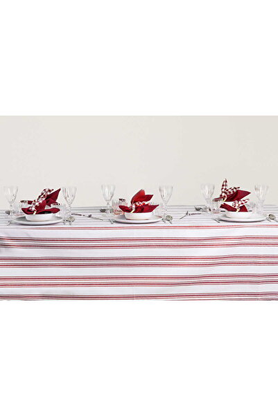 Lucien Home Striped Cotton Tablecloth