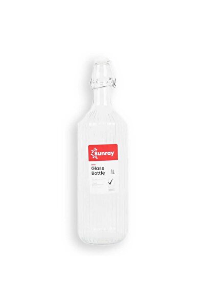 SUNRAY Stripped Round Bottle, 1000 ml