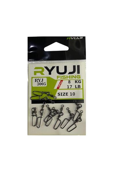 RYUJI RYJ 3005 No:10 Klipsli Fırdöndü (10 Adet)