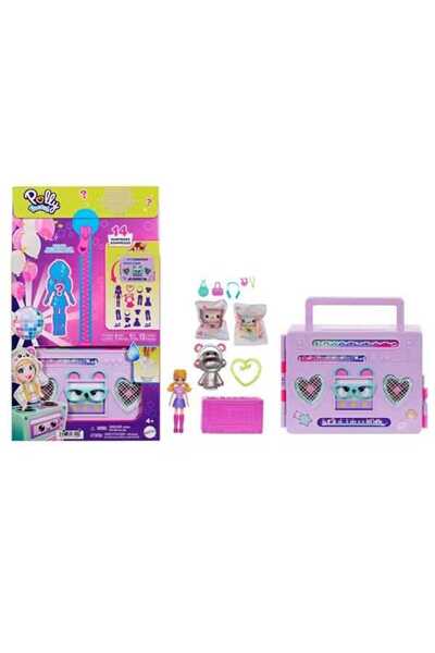 Polly Pocket Set de joacă pentru divertisment la modă cu tematică radio Hrd65
