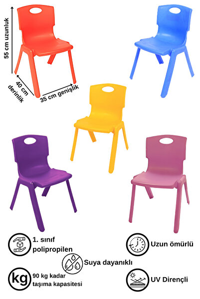 Empressco Anaokulu Kreş Çocuk sandalye