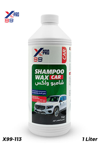 XPRO شامبو سيارات X99-113 مع شمع 1 لتر، منظف عالي الرغوة متعادل الحموضة مع تر...