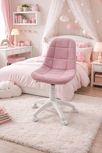 Empressco SANDALYE IŞILTI BEYAZ AYAKLI BABYFACE KUMAŞ SİLİNEBİLİR YETİŞKİN VE...