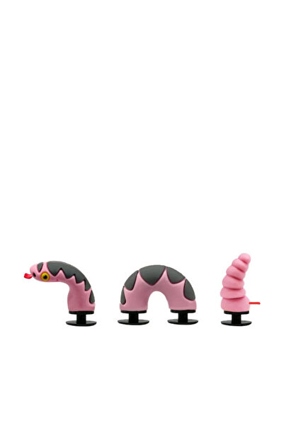 OEM Αξεσουάρ Διακόσμησης Παπουτσιών Φίδι Ροζ 3D - Jibbitz