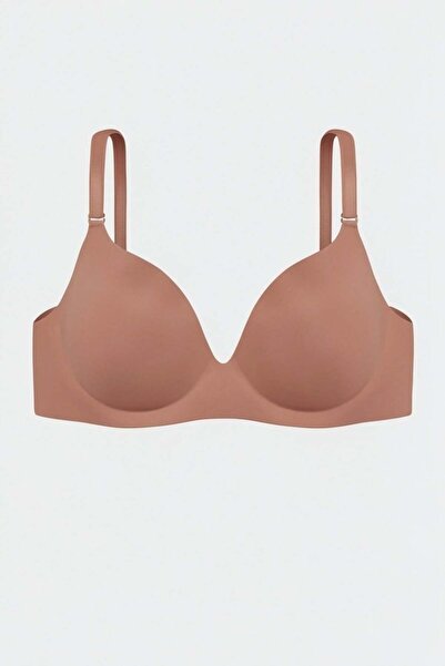 Wonna Sutien fără cusături, tăiat cu laser - 2821 - Maro Bronz