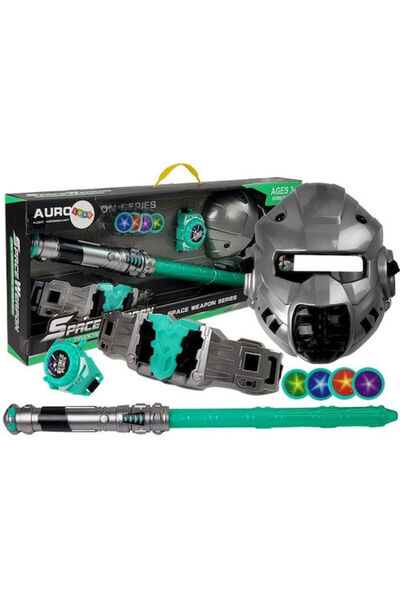 OEM Σετ Διαστημικό Σπαθί, μάσκα Ζώνη με φως και ήχο, ηλικία