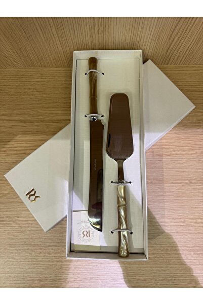 RİVADOSSİ SANDRO Rivadossi bamboo champagne cake serving set