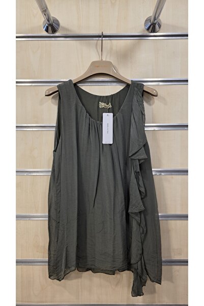 Park Moda Ιταλική μεταξωτή μπλούζα αμάνικη