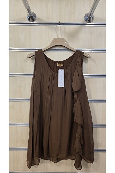 Park Moda Ιταλική μεταξωτή μπλούζα αμάνικη