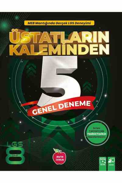Newton Yayınları 8. Sınıf LGS Üstatların Kaleminden 5 Genel Deneme Newton