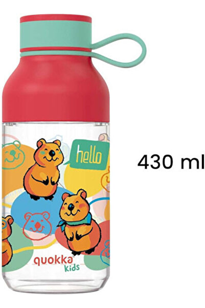 Quokka Πλαστικό Παγούρι Ice Kids Happy Πολύχρωμο 430ml