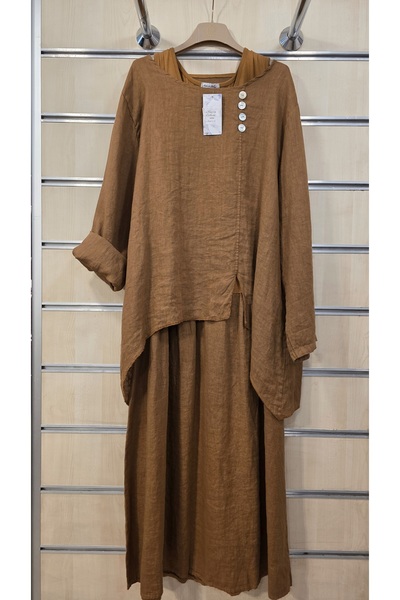 Park Moda Ιταλικό λινό φόρεμα