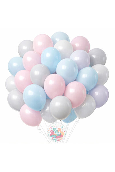 Joyane Blue Pink Pebble Color Balloon Set |   24 Piece a Quality Balloon, Par...
