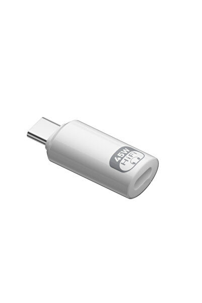 LivX USB-C to Lightning 8Pin Adaptör, Kulaklık uyumlu 45W Hızlı Şarj USB 2.0 ...