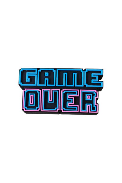 OEM Αξεσουάρ διακόσμησης παπουτσιών Game Over 1 σχέδιο - Jibbitz