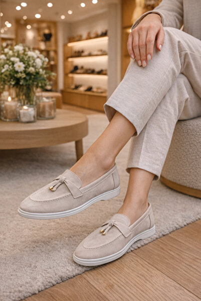 Butik Süet loafer ayakkabı