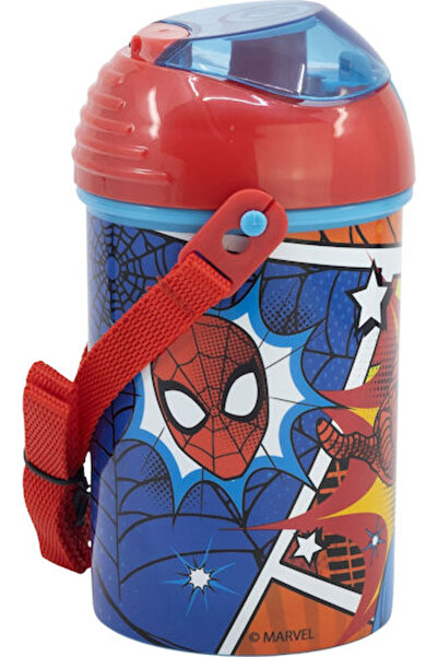 Stor Αναδιπλούμενο Πλαστικό Παγούρι 450ml SPIDERMAN ARACHNID GRID