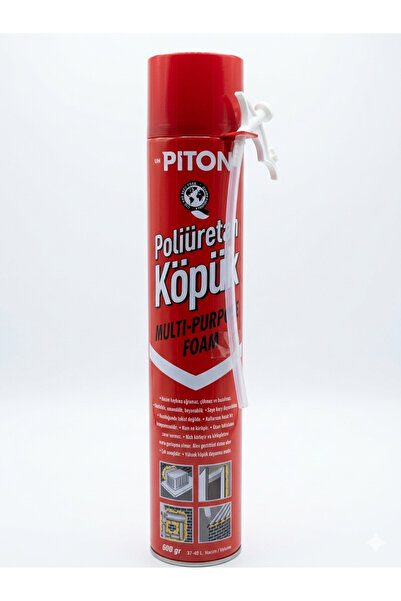 Profesyonel Poliüretan Montaj Köpüğü - Yüksek Genleşme Kapasiteli - Pipetli - 600 g