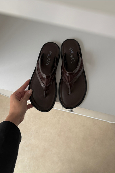 Mupa Shoes Γυναικείες Παντόφλες ACI KAHVE