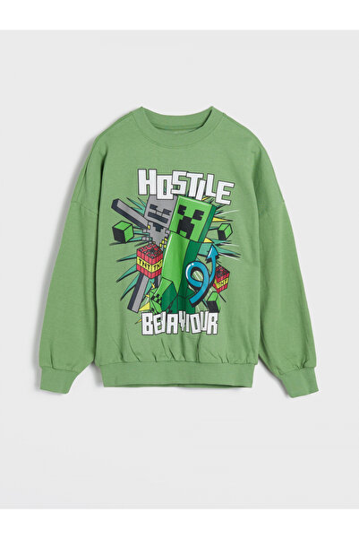 MINECRAFT Μακρυμάνικη αθλητική μπλούζα, Εχθρική συμπεριφορά