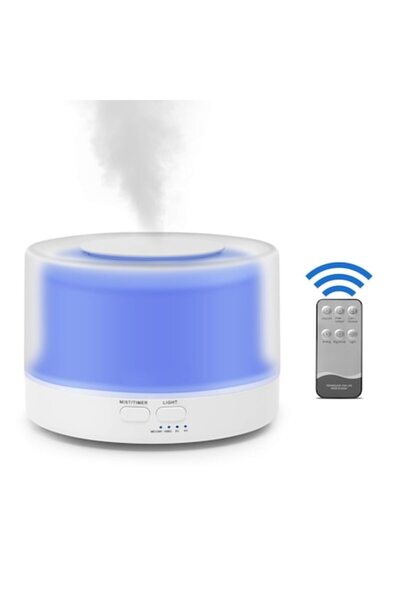 ULTRASONİX Difuzor de aromaterapie, Umidificator, Lumină de veghe, 700 ml, Ul...
