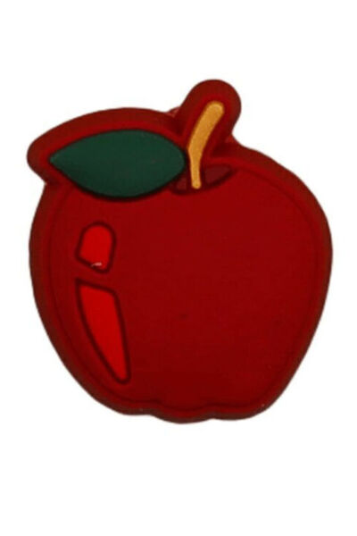 OEM Αξεσουάρ Διακόσμησης Παπουτσιών Σχέδιο Μήλου Κόκκινο - Jibbitz