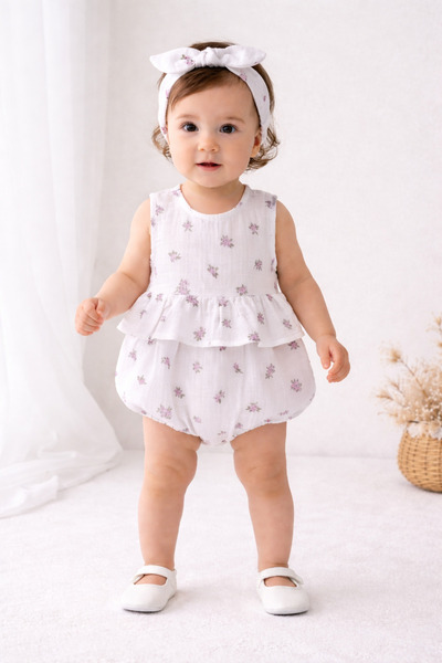 Necix's Bandanalı Bebek Tulum