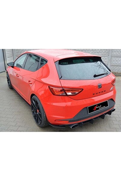 Tuning Vadisi Seat Leon Mk3 Arka Cam Çıtası Spoyler Çıtası Parlak Siyah