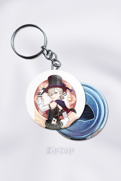 ZipZap Lyney Genshin Impact Διακοσμητικό Μπρελόκ για Τσάντα (1 ΤΕΜΑΧΙΟ)