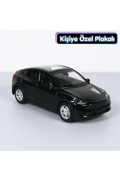 bebeym Tesla Metal Oyuncak Araba 1:36 Siyah