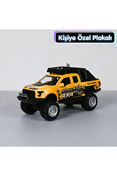 bebeym Ford Ranger F150 Offroad Metal Araba 1:36 Sarı