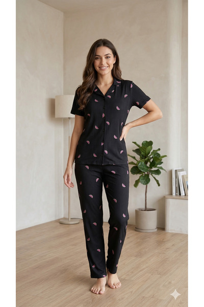 LXL Γυναικείο σετ πιτζάμες με μοτίβο καρπούζι