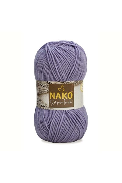 NAKO Super Pearl pređa za ručno pletenje 4984 svetlo ljubičasta