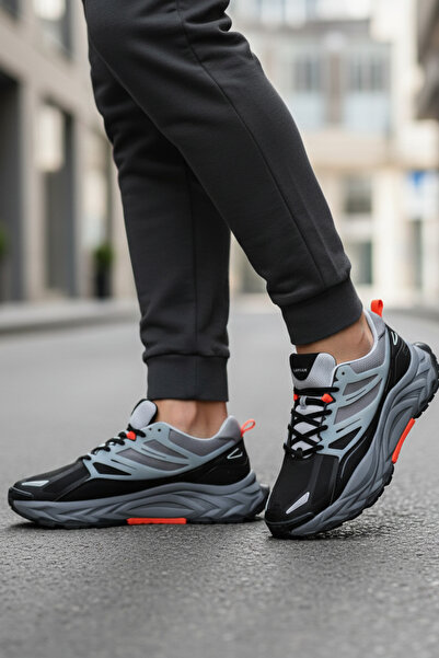 Lufian LF-9534 Ανδρικά μαύρα casual αθλητικά παπούτσια