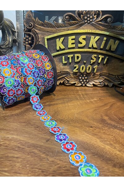 KESKİN AKSESUAR ÇİÇEK ŞERİT YAPIŞTIRMA 1 METRE GÖNDERİLİCEKTİR