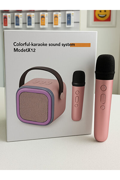 genel tr Mikrofonlu Karaoke Bluetooth Hoparlör Rgb Led Işıklı Ses Bombası