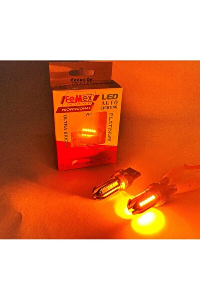 FEMEX Platinum Tek Duy/Çift T20 NoN-Direction 7440/7443 15W Duy Turuncu